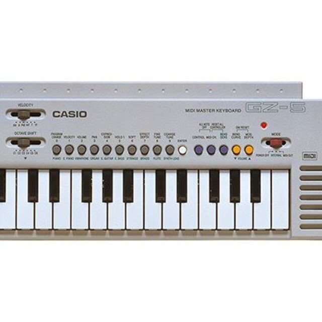 CASIO(カシオ)のカシオ MIDIキーボード CASIO GZ-5 楽器の鍵盤楽器(キーボード/シンセサイザー)の商品写真