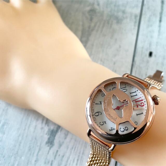 Vivienne Westwood(ヴィヴィアンウエストウッド)の【動作OK】vivienne ヴィヴィアン 腕時計 オーブ ケージウォッチ レディースのファッション小物(腕時計)の商品写真