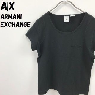 アルマーニエクスチェンジ(ARMANI EXCHANGE)の【人気】アルマーニ エクスチェンジ 半袖 Tシャツ ブラック M レディース(Tシャツ(半袖/袖なし))