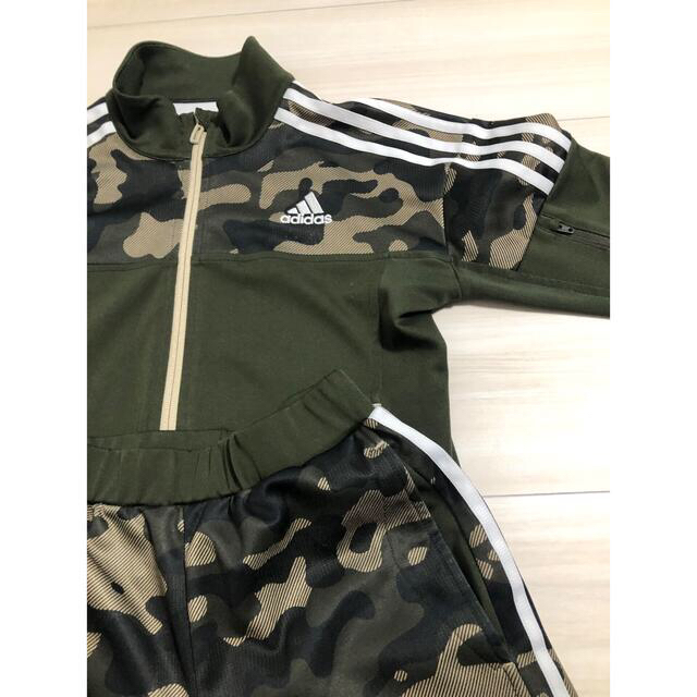 adidas(アディダス)のadidas アディダス　ジャージ上下　セットアップ　150 キッズ/ベビー/マタニティのキッズ服男の子用(90cm~)(その他)の商品写真