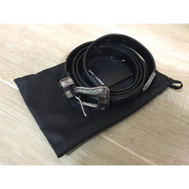 メンズsaint laurent western belt