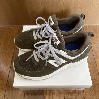 ニューバランス(New Balance)のnewbalance/店頭展示品.574.カーキ(スニーカー)