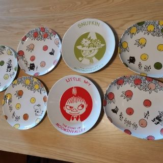 ムーミン(MOOMIN)のMOOMIN ムーミンプレート7枚セット(食器)