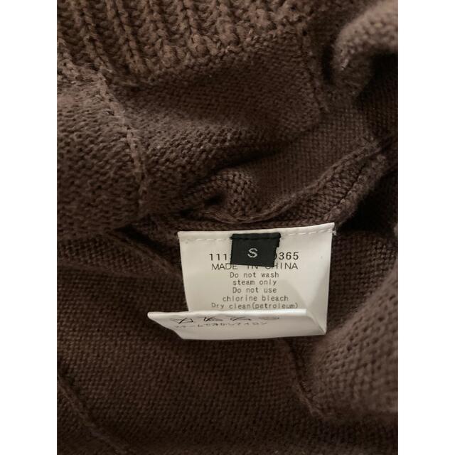 UNITED ARROWS(ユナイテッドアローズ)のユナイテッドアローズ　Vネックセーター　茶ブラウン　定価2万円 メンズのトップス(ニット/セーター)の商品写真