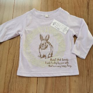 新品 80 ロンT 女の子 長袖(シャツ/カットソー)