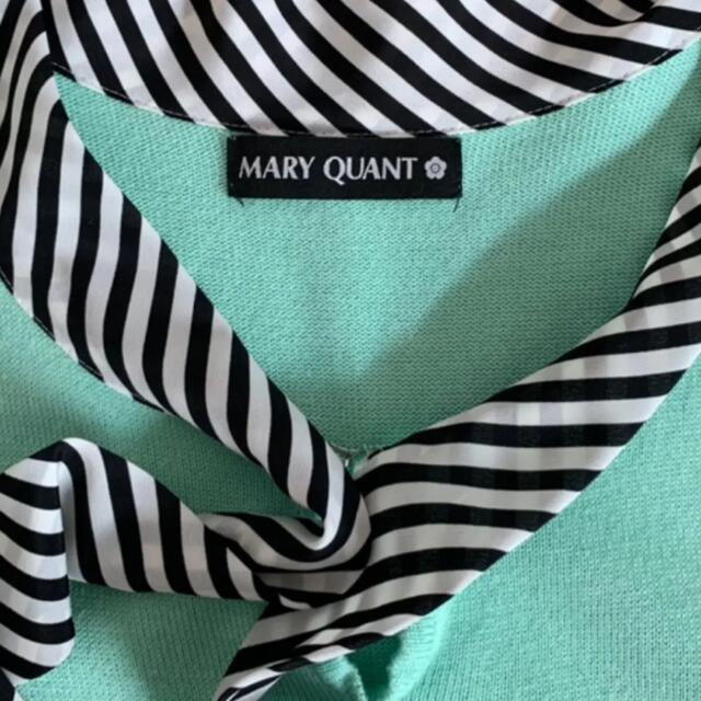 MARY QUANT(マリークワント)のマリークワント☆ボウタイ付き ニットワンピース MARY QUANT レディースのワンピース(ひざ丈ワンピース)の商品写真