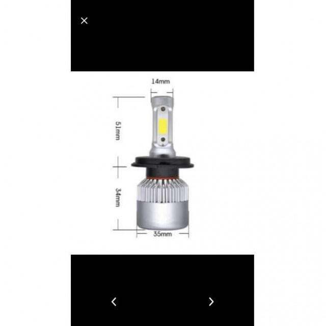 即発送　LED ヘッドライト H4 2本セット 16000lm 自動車/バイクの自動車(車外アクセサリ)の商品写真