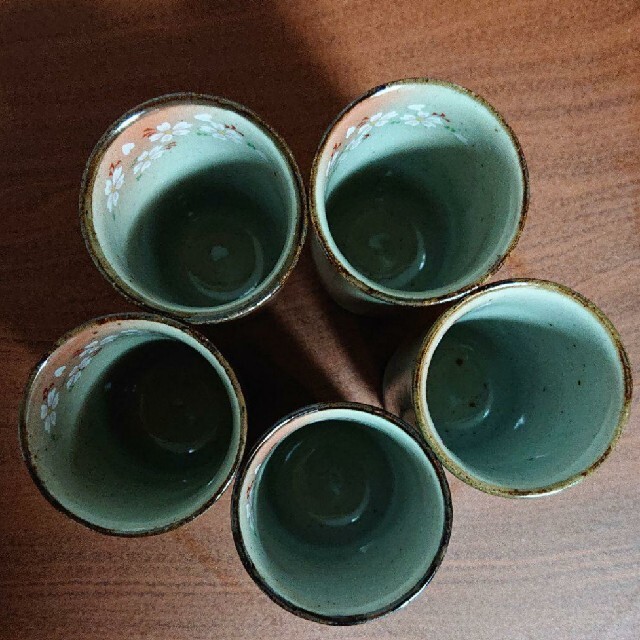 有田焼ろせん湯飲み5客・コースター5枚セットの通販 by ひつじ's 有田焼ろせん湯飲み5客・コースター5枚セットの通販 by ひつじ's
