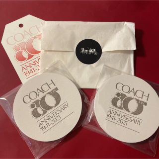 コーチ(COACH)のCOACH コーチ ノベルティ コースター 非売品(テーブル用品)