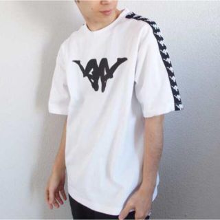 カッパ(Kappa)のkappa カッパ　Tシャツ Up&Down BANDA TEE ホワイト　白(Tシャツ/カットソー(半袖/袖なし))