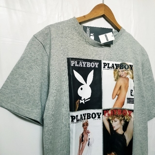 PLAYBOY - PLAYBOY　プレイ ボーイ　新品　Tシャツ　M サイズ　グレー