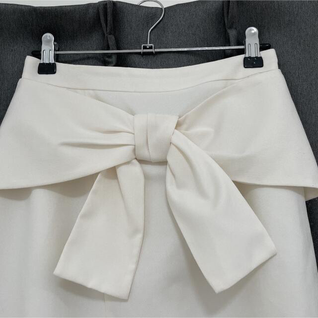 Rirandture(リランドチュール)のリランドチュール　リボンウエストスカート レディースのスカート(ひざ丈スカート)の商品写真