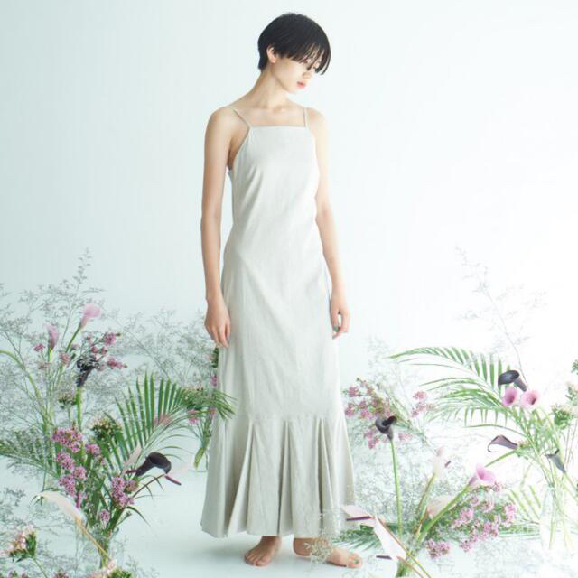 Rosary moon - rosarymoon / Back Open Cami Dress