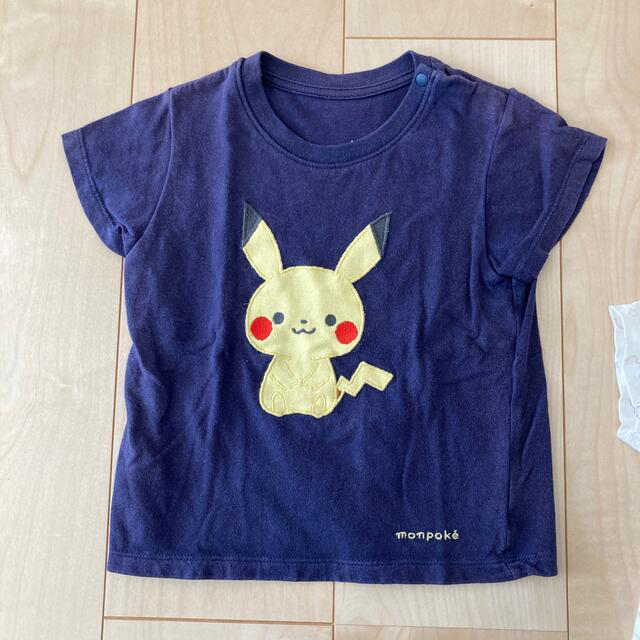 UNIQLO(ユニクロ)のUNIQLO⭐︎モンポケTシャツ ベビー 80 ピカチュウ ユニクロ ポケモン キッズ/ベビー/マタニティのベビー服(~85cm)(Ｔシャツ)の商品写真