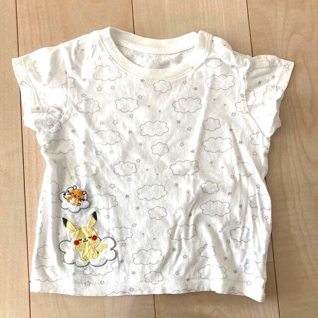 UNIQLO(ユニクロ)のUNIQLO⭐︎モンポケTシャツ ベビー 80 ピカチュウ ユニクロ ポケモン キッズ/ベビー/マタニティのベビー服(~85cm)(Ｔシャツ)の商品写真