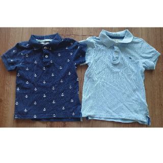 エイチアンドエム(H&M)の子供服　Ｈ＆Ｍ　半袖ポロシャツ2枚　100cm(Tシャツ/カットソー)