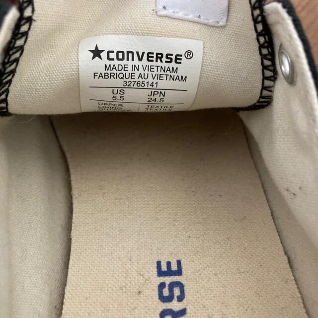 CONVERSE(コンバース)の【美品】converseコンバース★人気ネクスターローカット★ブラック黒24.5 レディースの靴/シューズ(スニーカー)の商品写真