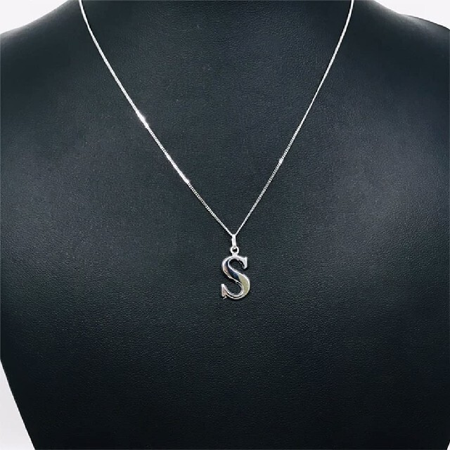 K18 WG  Initial Pendant [ 文字 - S ] ペンダント