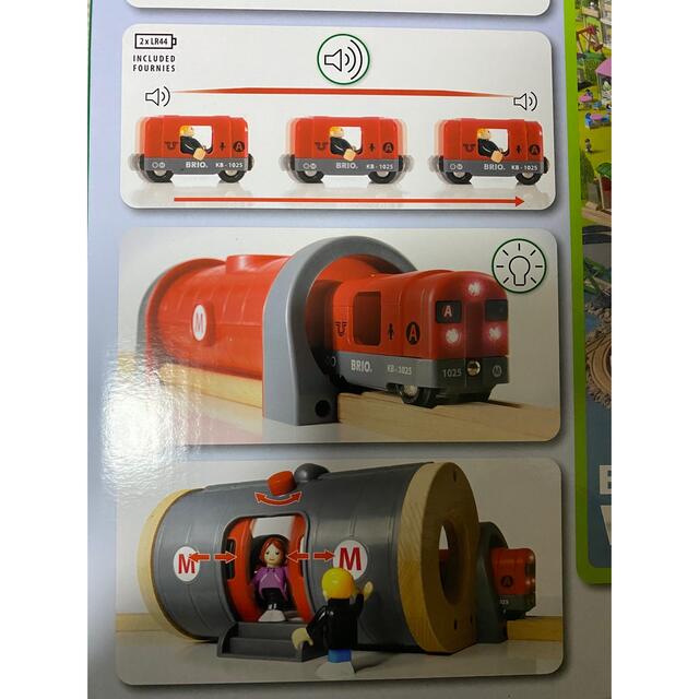 BRIO(ブリオ)のBRIO メトロレールウェイセット キッズ/ベビー/マタニティのおもちゃ(電車のおもちゃ/車)の商品写真