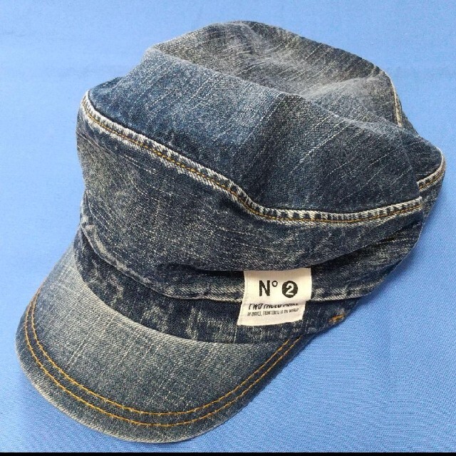 デニム　キャップ レディースの帽子(ニット帽/ビーニー)の商品写真