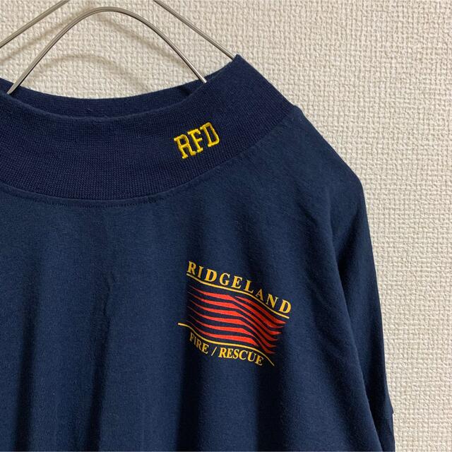 Badger(バジャー)の【極美品】US ヴィンテージ 古着 Badger sport 消防署 ロンT メンズのトップス(Tシャツ/カットソー(七分/長袖))の商品写真