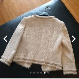 フォクシー FOXEY ノーカラー ジャケット