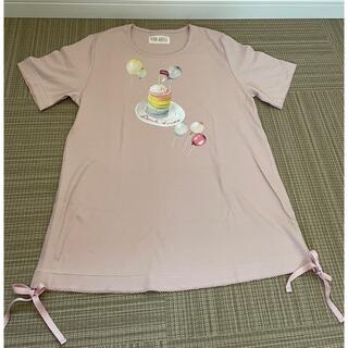 ピンクハウス(PINK HOUSE)の☆未使用　ピンクハウス  Tシャツ　ピンク　Lサイズ　日本製(Tシャツ(半袖/袖なし))