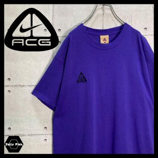 ナイキ(NIKE)の【希少カラー】NIKE/ナイキ ACG 刺繍 ワンポイントロゴ 半袖Tシャツ L(Tシャツ/カットソー(半袖/袖なし))