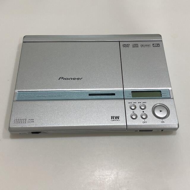 Pioneer(パイオニア)のPioneer ポータブルＤＶＤプレーヤー PDV-20  スマホ/家電/カメラのオーディオ機器(ポータブルプレーヤー)の商品写真