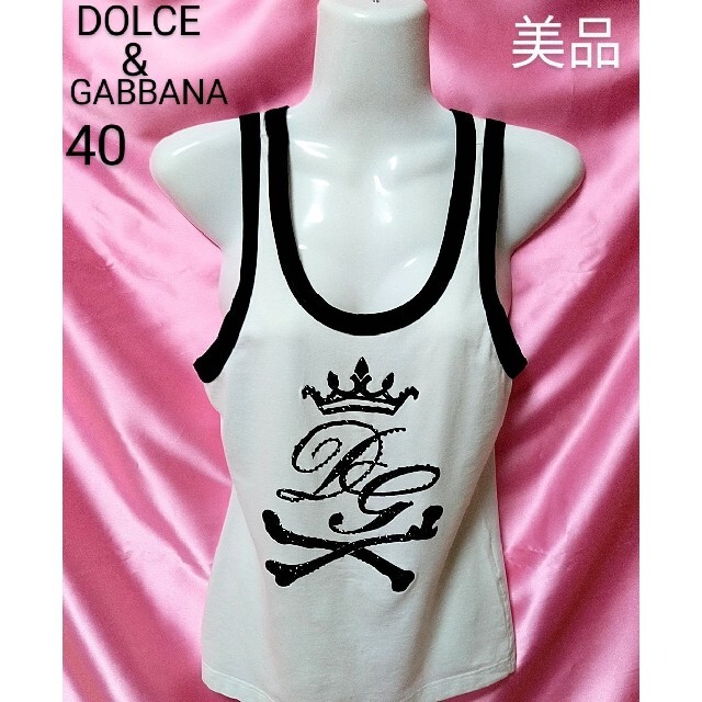 DOLCE&GABBANA(ドルチェアンドガッバーナ)の【極上美品!!】レディースDOLCE&GABBANA　ファッション タンクトップ レディースのトップス(タンクトップ)の商品写真