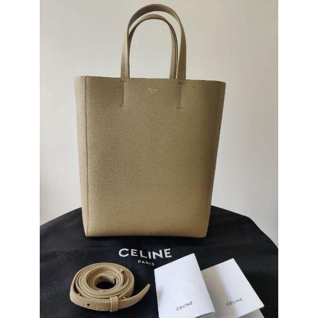 最愛 celine セリーヌ カバ スモール トープ - ショルダーバッグ