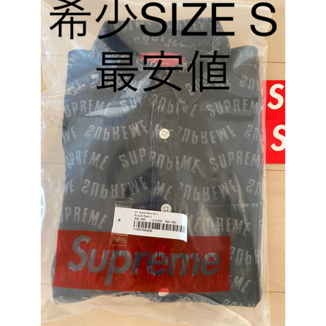 Supreme Arc Jacquard Denim Shirt "Black"