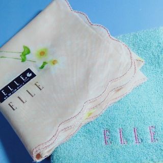 エル(ELLE)の「69」エルタオルハンカチセット(ハンカチ)