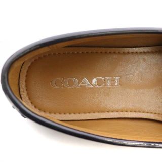 COACH - コーチ ローファー 6.5B 23.5cm 黒 ブラック A01424 □SHの ...