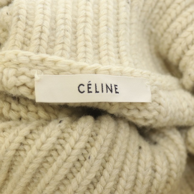 新品 ☆ celine タートルネック ケーブルニット