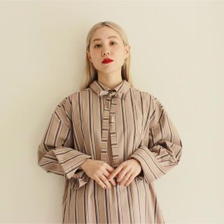 madder madder  "long tie shirt dress"(ロングワンピース/マキシワンピース)