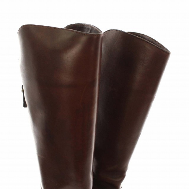 SARTORE(サルトル)のサルトル アパルトモン PARMA ジョッキー ブーツ レザー 37.5 茶 レディースの靴/シューズ(ブーツ)の商品写真