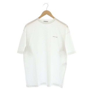 Balenciaga - バレンシアガ ロゴTシャツ カットソー 半袖 クルーネック XS 白
