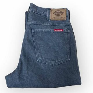 ディッキーズ(Dickies)のDICKIES ディッキーズ ストレート デニム メキシコ製 31×32 グレー(デニム/ジーンズ)