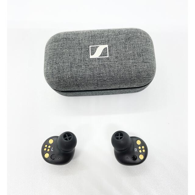 SENNHEISER(ゼンハイザー)のMOMENTUM True Wireless 2 M3IETW2 BLACK スマホ/家電/カメラのオーディオ機器(ヘッドフォン/イヤフォン)の商品写真