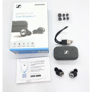 ゼンハイザー(SENNHEISER)のMOMENTUM True Wireless 2 M3IETW2 BLACK(ヘッドフォン/イヤフォン)