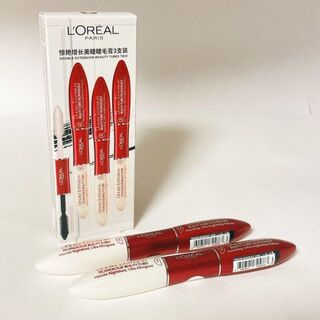 ロレアルパリ(L'Oreal Paris)の【新品未使用】ロレアル ダブルエクステンション ビューティーチューブ ブラック(マスカラ)