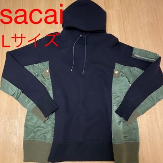 sacai - 【最終値下げ】sacai MA-1切替フーディーの通販 by TOMODACHI