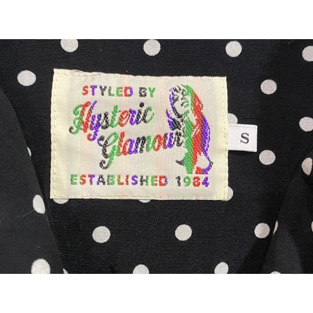 HYSTERIC GLAMOUR(ヒステリックグラマー)の＊ヒステリックグラマー 刺繍 レーヨン ドット オープンカラーシャツ S メンズのトップス(シャツ)の商品写真