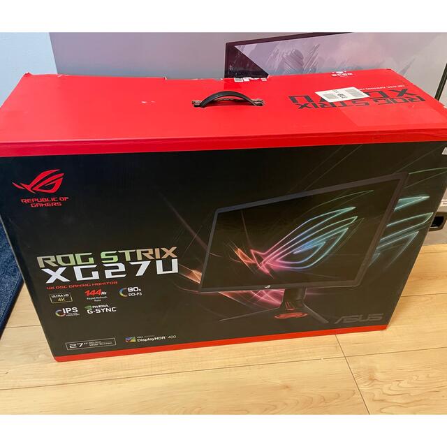 ASUS(エイスース)のROG STRIX XG27UQ 27インチ 4k ASUS ゲーミングモニター スマホ/家電/カメラのPC/タブレット(ディスプレイ)の商品写真