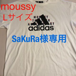 マウジー(moussy)のmoussy20周年×adidas コラボTeeシャツ(Tシャツ(半袖/袖なし))