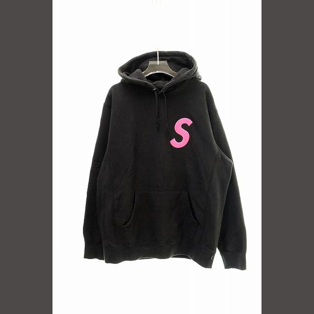 シュプリーム SUPREME 19AW Sロゴ スウェットパーカー L