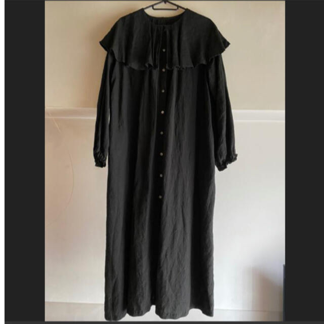 ネストローブ nest Robe リネン近江晒ケープカラーワンピース おすすめ