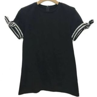 ボーダーズアットバルコニー(BORDERS at BALCONY)のborders at balcony RIBBON TEE 38 black(Tシャツ(半袖/袖なし))