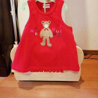 ミキハウス(mikihouse)のMIKI HOUSE⭐レトロ🐻スカート90㎝⭐(スカート)